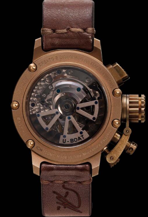 U-BOAT CHIMERA 43 BRONZE CHRONO 8014 Replica Watch